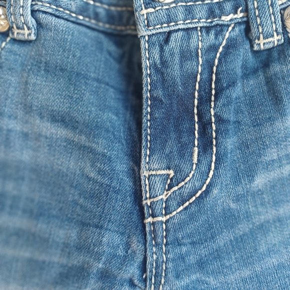Miss Me Thick Stitch Bootcut Jeans Size 27x33 - Picture 13 of 16